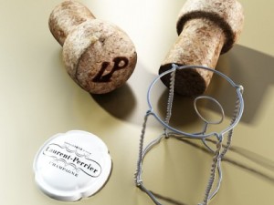 laurent perrier  champagne bottle Model 3D