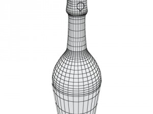 laurent perrier  champagne bottle Model 3D