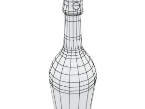 laurent perrier  champagne bottle Model 3D