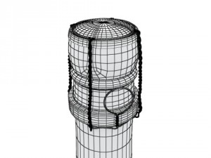 laurent perrier  champagne bottle Model 3D