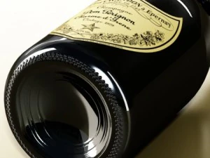 champagne set 3  bottle flute and ice bucket 3D Model