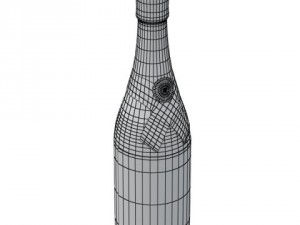 champagne ice bucket set 3D 모델