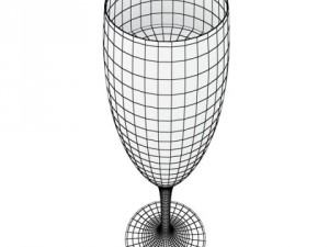 champagne ice bucket set 3D 모델