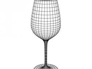 6 wine glass collection 3D Model