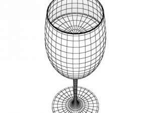 6 wine glass collection 3D Model