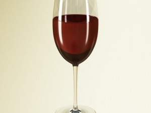 6 wine bottles and 6 wine glasses Modello 3D
