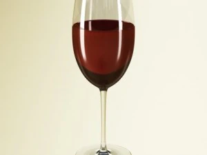 6 butelek wina i 6 kieliszk&oacute;w do wina Model 3D