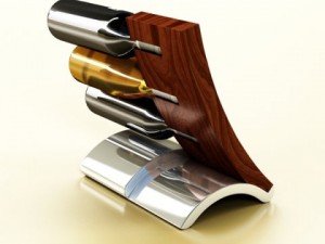 wine bottles rack 2 Modelo 3D