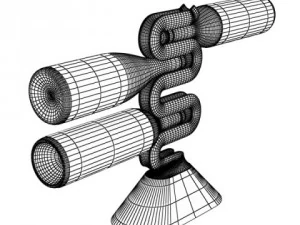 wine rack 3 3D Model