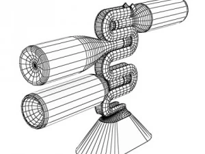 wine rack 3 3D Model