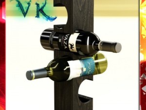wine bottles and rack 3D मॉडल