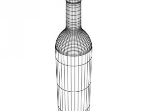 wine bottles and rack 3Dモデル