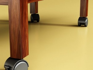 wine table rack bottles and glasses Modelo 3D