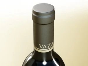 wine table rack bottles and glasses 3D Model