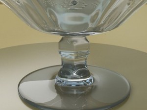 wine rack table bottles cups and grapes 3D 모델