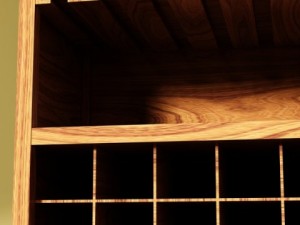 wine table rack 3 Modelo 3D