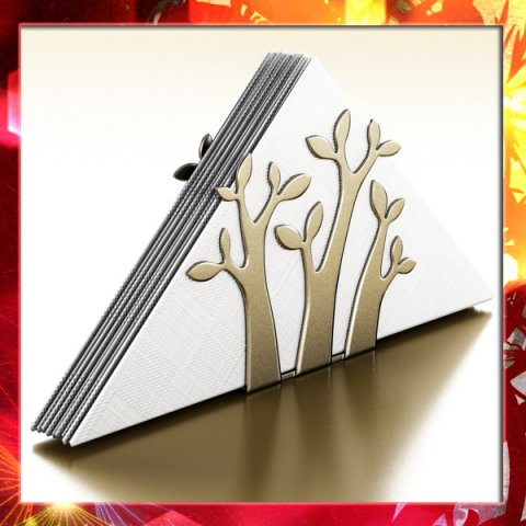 napkin holder 3 3D Модель .c4d .max .obj .3ds .fbx .stl .blend