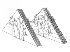 porta guardanapo 3 Modelo 3D