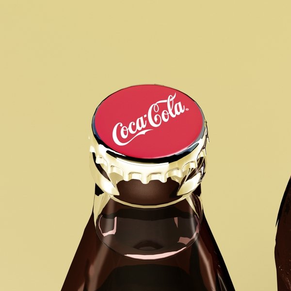 Але кол. Glass Cola 3d model.