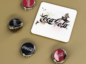 coke coca cola glass bottle 3D Model