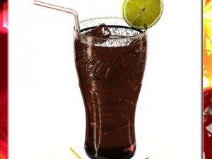 coca cola coca cola porta copos palha e lim&atilde;o Modelo 3D