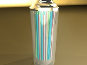 straw dispenser Modèle 3D