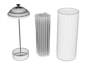 straw dispenser Modèle 3D