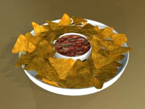 nacho bowl 3D Model