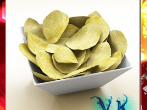 chips bowl 3D Model