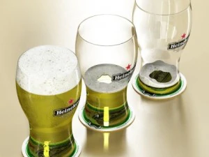 chips bowl and pint of beer 3D Model