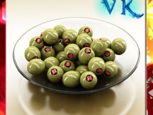 olives plate 3D Model
