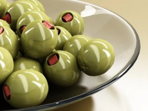 olives plate 3D Model