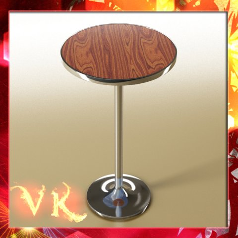 bar table Modelo 3D .c4d .max .obj .3ds .fbx .stl .blend 