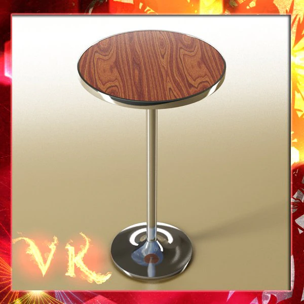 bar table 3D Model .c4d .max .obj .3ds .fbx .stl .blend