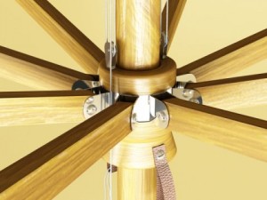 exterior bar table chair parasol food and drink Model 3D