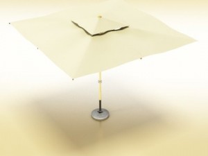 exterior bar table chair and parasol 3D Модель