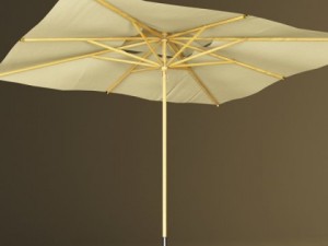 exterior bar table chair and parasol 3D Модель