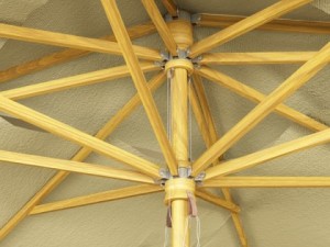 exterior bar table chair and parasol 3D Модель