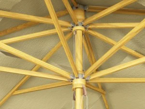 exterior bar table chair and parasol 3D Model