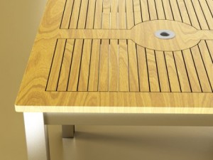 exterior bar table chair and parasol 3D Модель