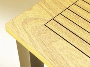 exterior bar table chair and parasol 3D Model