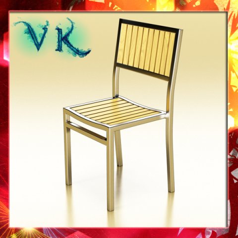 outdoor chair Modello 3D .c4d .max .obj .3ds .fbx .stl .blend 