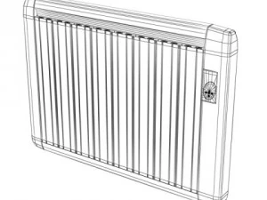 high detailed radiator 5 3D Model