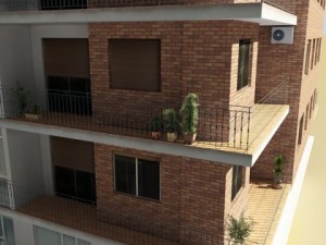 photorealistic low poly building 3D मॉडल