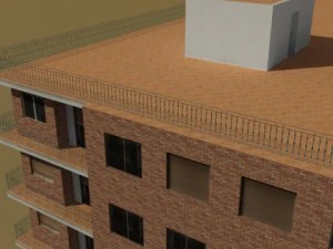 photorealistic low poly building 3D Model