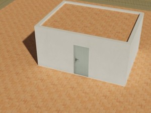 photorealistic low poly building 3D मॉडल