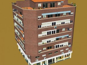 photorealistic low poly building 3 Modelo 3D