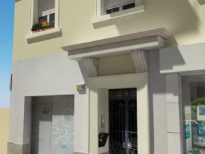 photorealistic low poly building 4 3D Model