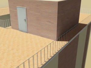 photorealistic low poly building 4 Modello 3D