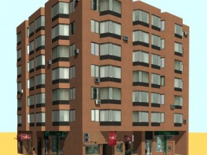 photorealistic low poly building 5 3D Model